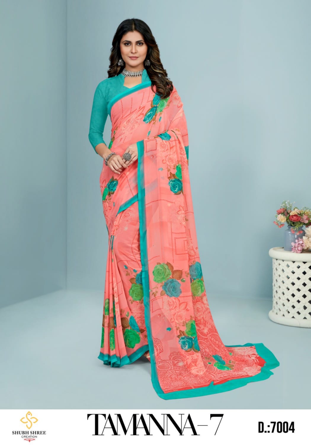 Tamana Shubh Shree Printed Daily Wear Sarees Catalog